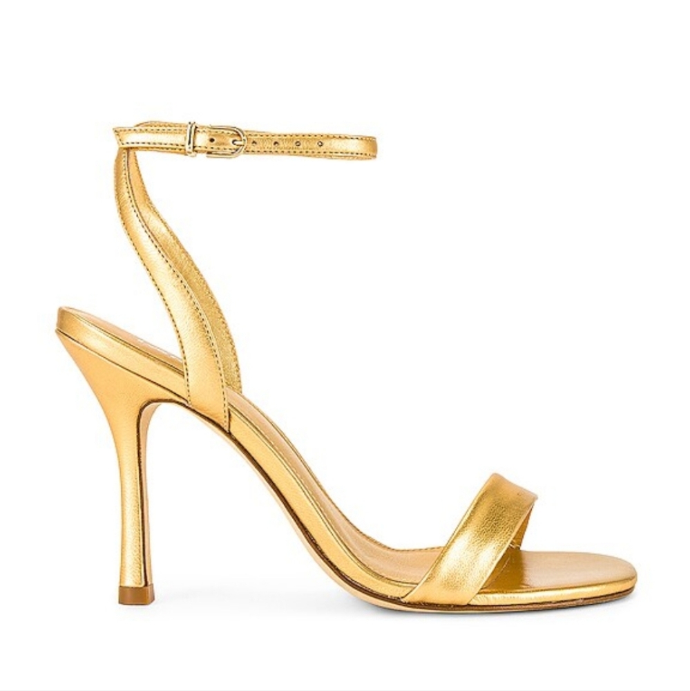 Larroude The Nyx metallic gold